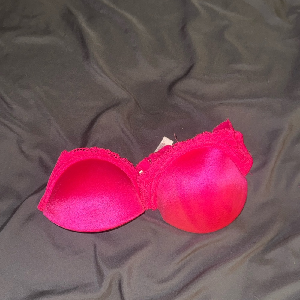 Victoria's Secret Vibrant Pink Lace Bra
